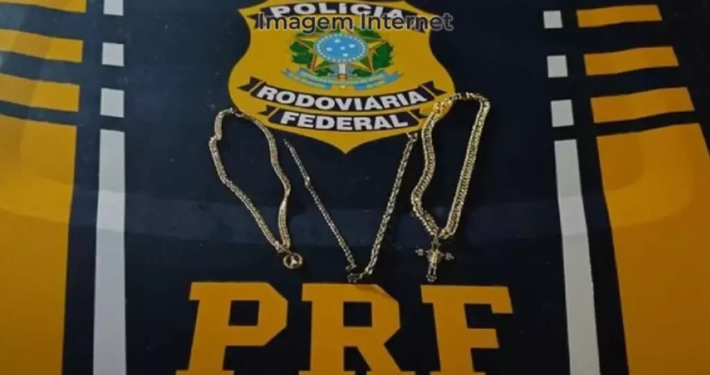 PRF apreende joias