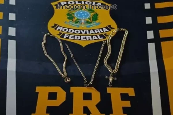PRF apreende joias