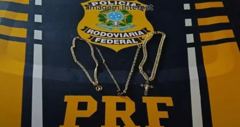 PRF apreende joias