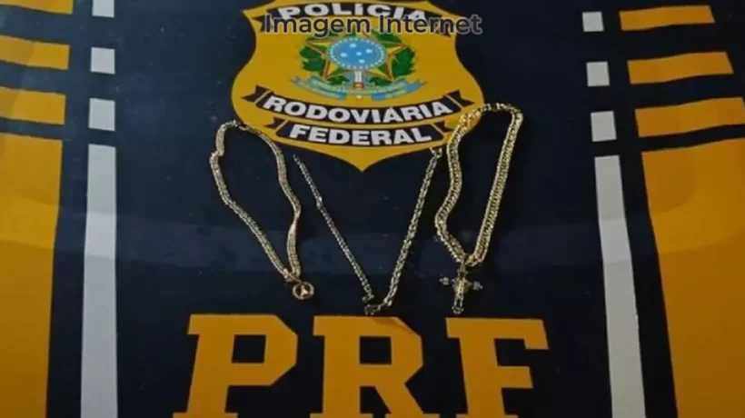 PRF apreende joias
