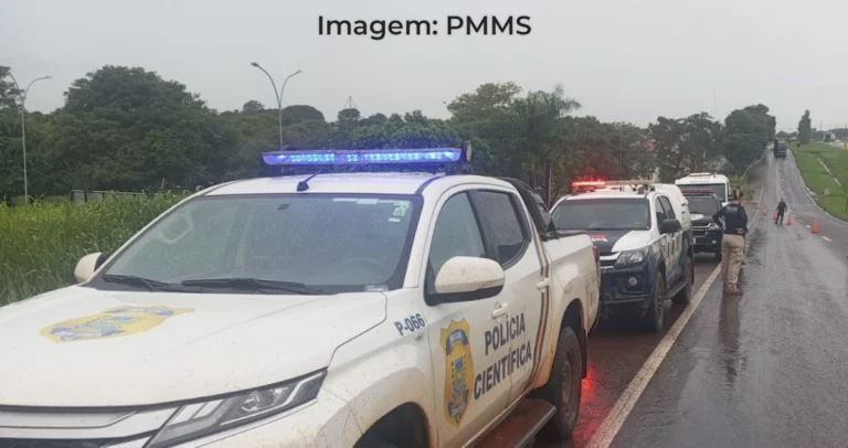 Viaturas policiais em Paranaíba-MS