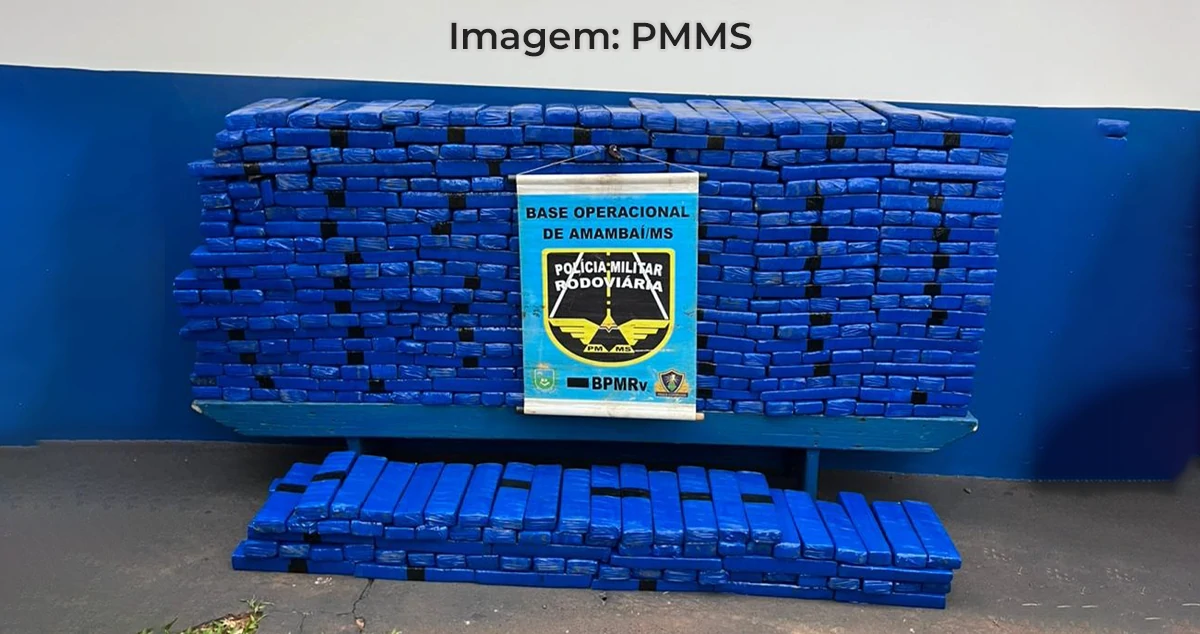 apreensão de maconha em MS