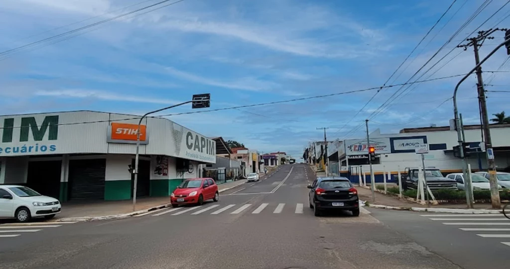 imagem do centro de Paranaíba MS