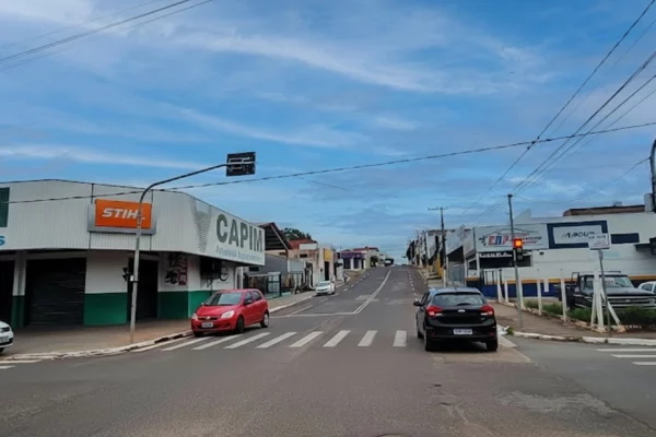 imagem do centro de Paranaíba MS