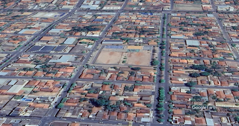 imagem via satélite de Paranaíba-MS