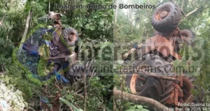 Acidente em Paranaíba: Trabalhador rural morre após trator cair em ribanceira de serra