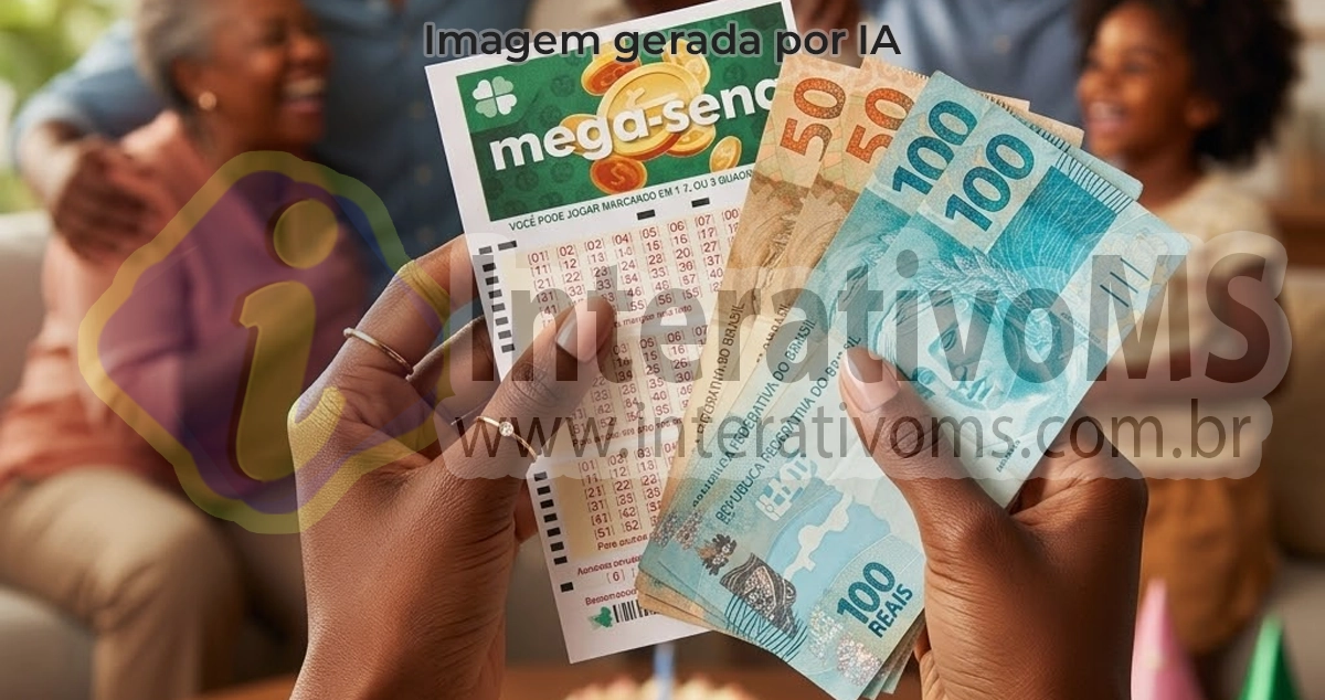 Apostador de Paranaíba acertou a quadra da Mega-Sena e levou dinheiro para casa 