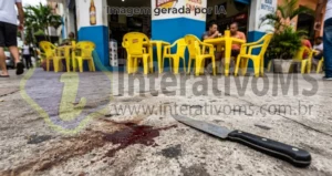 Briga de Bar esfaqueamento em MS