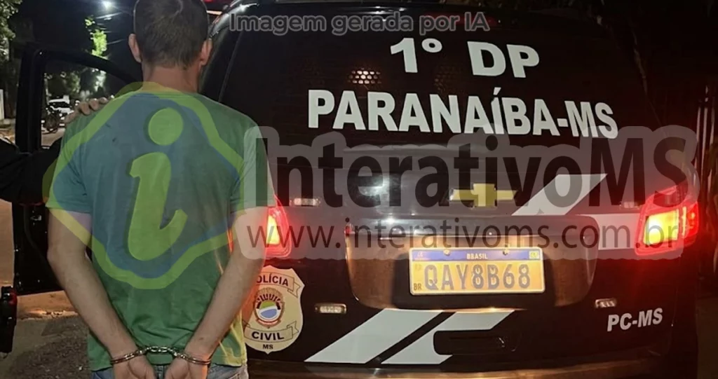 viatura da Polícia Civil de Paranaíba MS