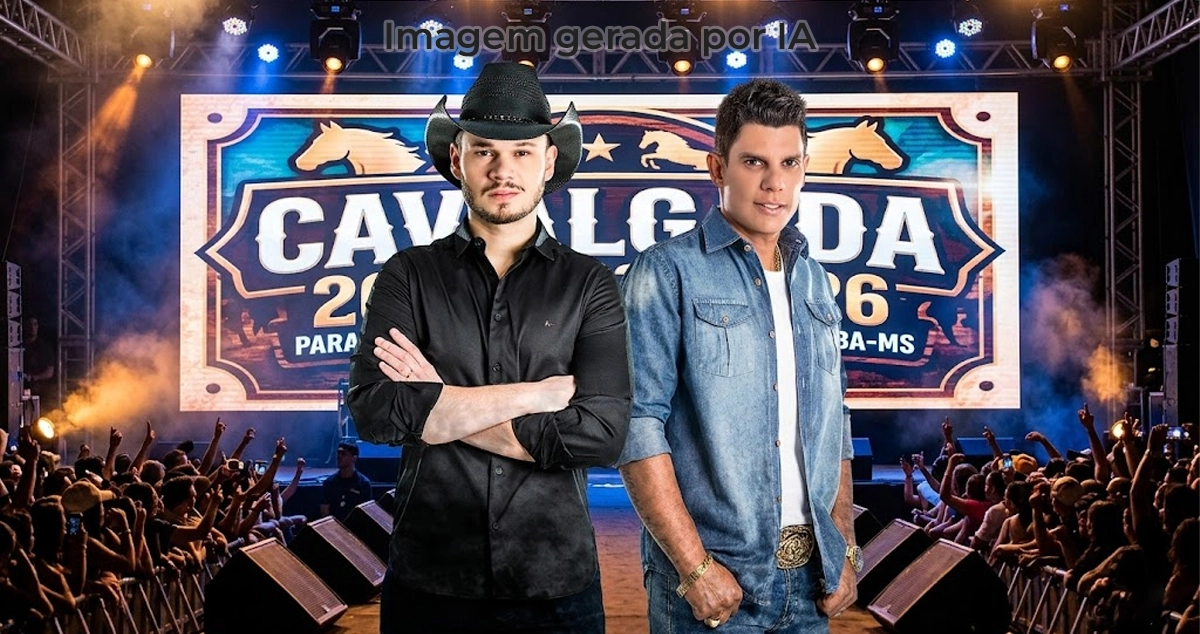 Carreiro e Capataz confirmados para show na Cavalgada 2026 em Paranaíba
