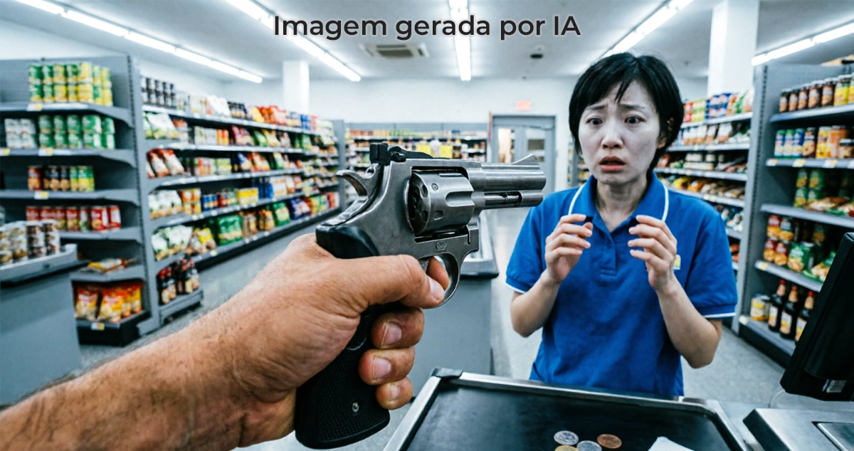 Cliente atira em funcionária de supermercado após disputa por troca de cerveja