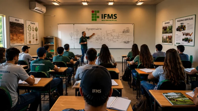 IFMS oferece 140 vagas para cursos gratuitos em Paranaíba