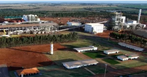 Imagem aérea da Usina Cedro em Paranaíba-MS