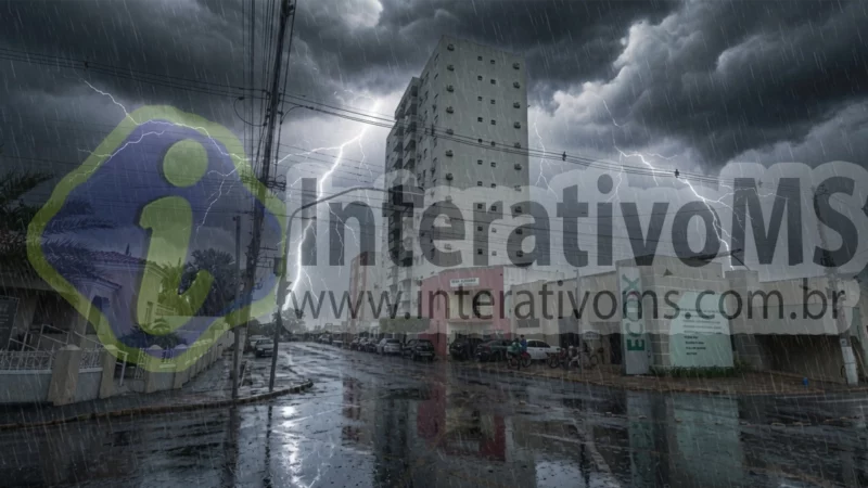 Alerta de granizo e chuva intensa coloca Paranaíba em atenção nesta sexta-feira