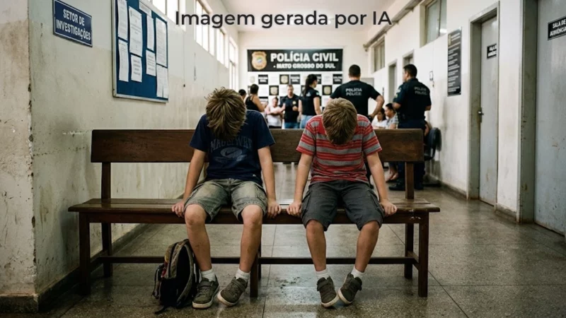 Crianças de 10 e 11 anos são apreendidas após série de furtos em MS