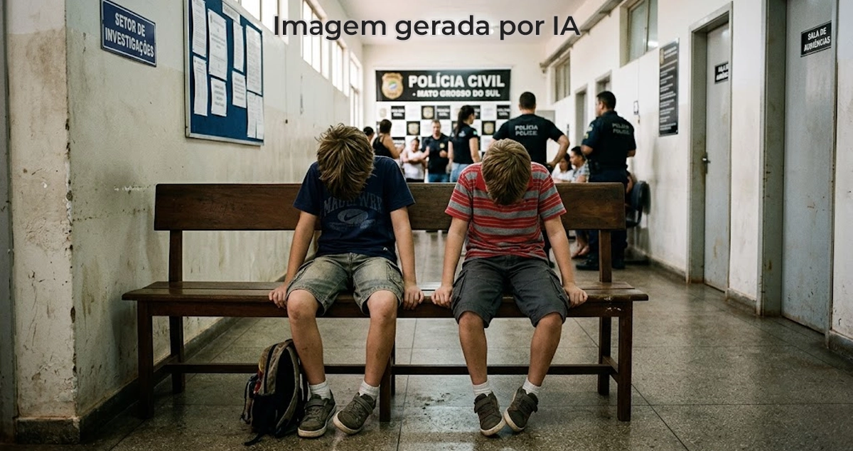 Crianças de 10 e 11 anos são apreendidas após série de furtos em MS