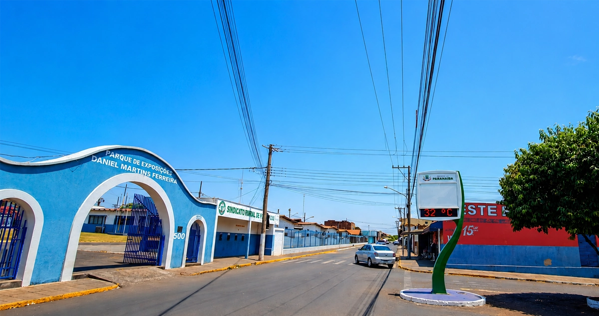 Expopar 2026: calor de até 32°C marca a semana de festa em Paranaíba