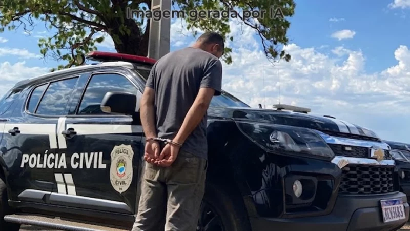 Homem é preso em flagrante por porte ilegal de arma durante investigação de violência doméstica em Paranaíba