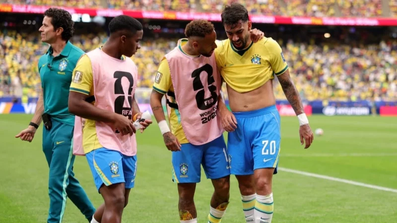 Lucas Paquetá sofre lesão muscular e deve desfalcar o Brasil nas oitavas da Copa do Mundo 2026