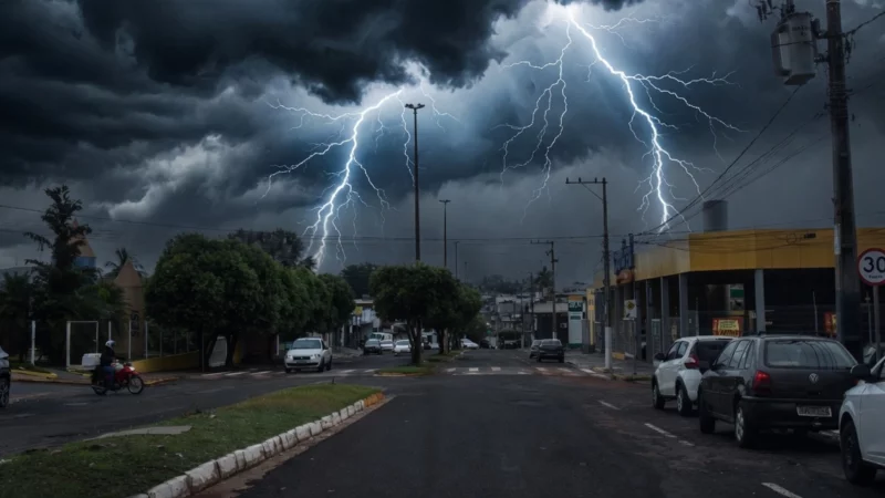 Paranaíba registra 71,4 mm de chuva em junho e previsão indica mais pancadas nesta semana