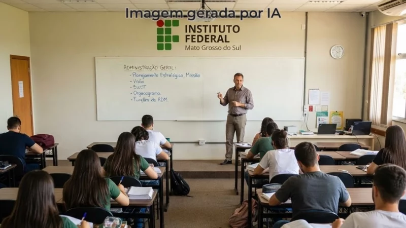 IFMS abre vagas remanescentes para curso técnico em Administração em Paranaíba