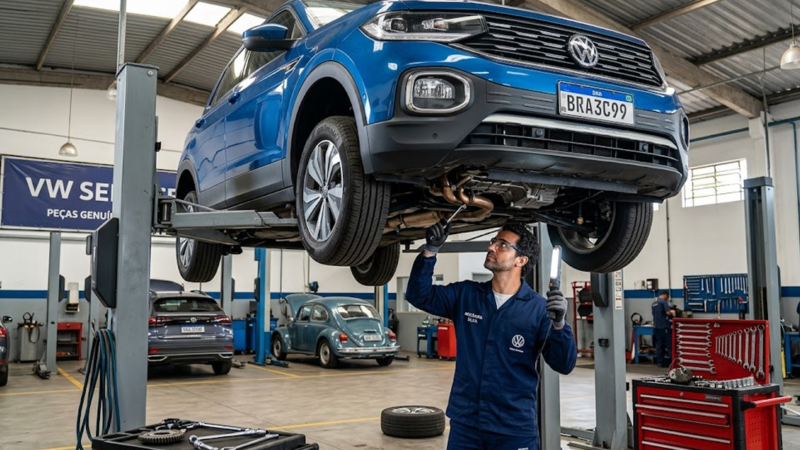Volkswagen faz recall de mais de 150 mil veículos por falha no freio de estacionamento