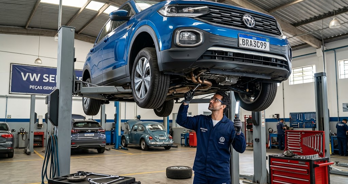 Volkswagen faz recall de mais de 150 mil veículos por falha no freio de estacionamento