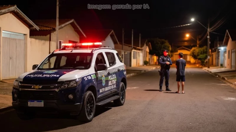 Adolescente de 16 anos é contido pela polícia após ameaçar o pai em Paranaíba