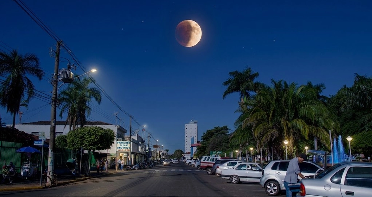 Eclipse parcial da Lua poderá ser visto em todo o Brasil nesta quinta-feira