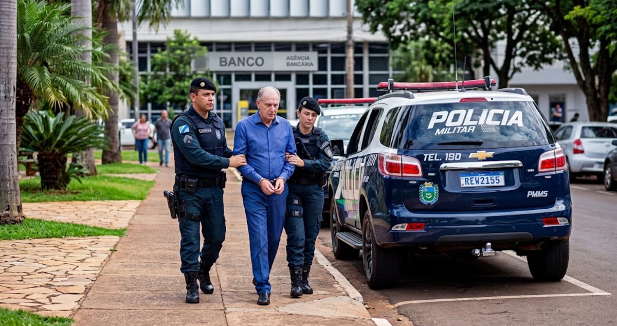 Homem é preso em Paranaíba após tentar conseguir empréstimo de R$ 100 mil com documentos falsos