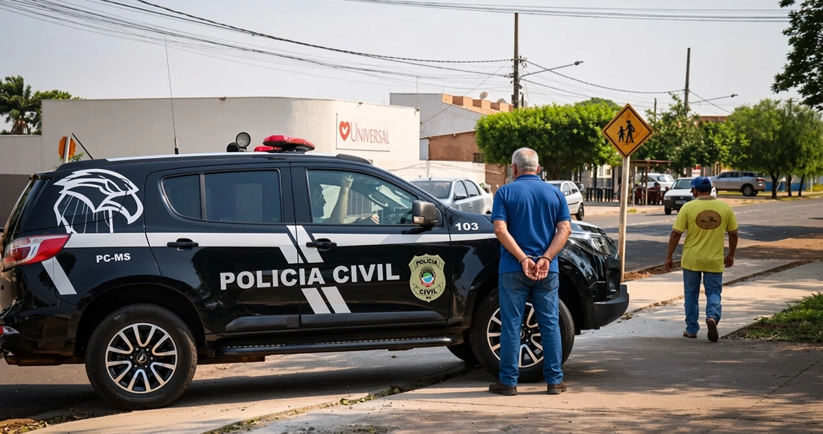 Homem é preso em hotel após denúncia de abuso contra enteada de 13 anos