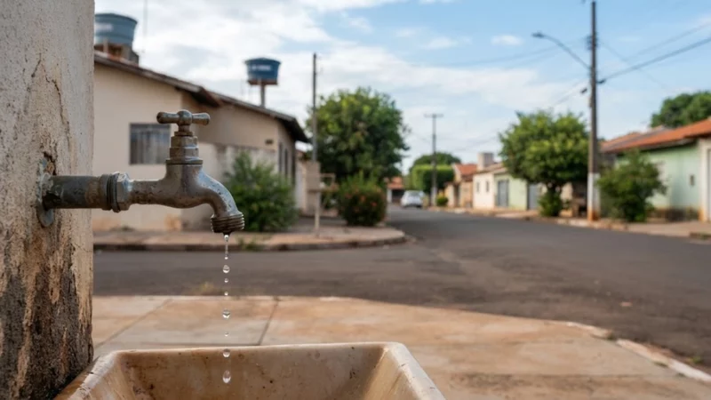 Sanesul alerta para falta de água em quatro bairros de Paranaíba nesta quinta-feira