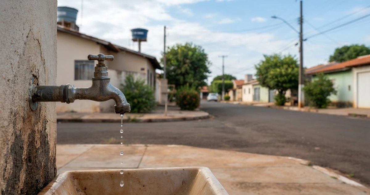 Sanesul alerta para falta de água em quatro bairros de Paranaíba nesta quinta-feira
