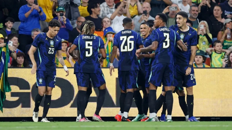 Brasil vence Austrália por 4 a 2 em amistoso da Data Fifa