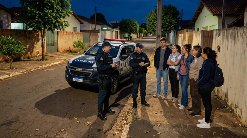 Briga após colisão entre carro e moto termina com faca apreendida em Paranaíba