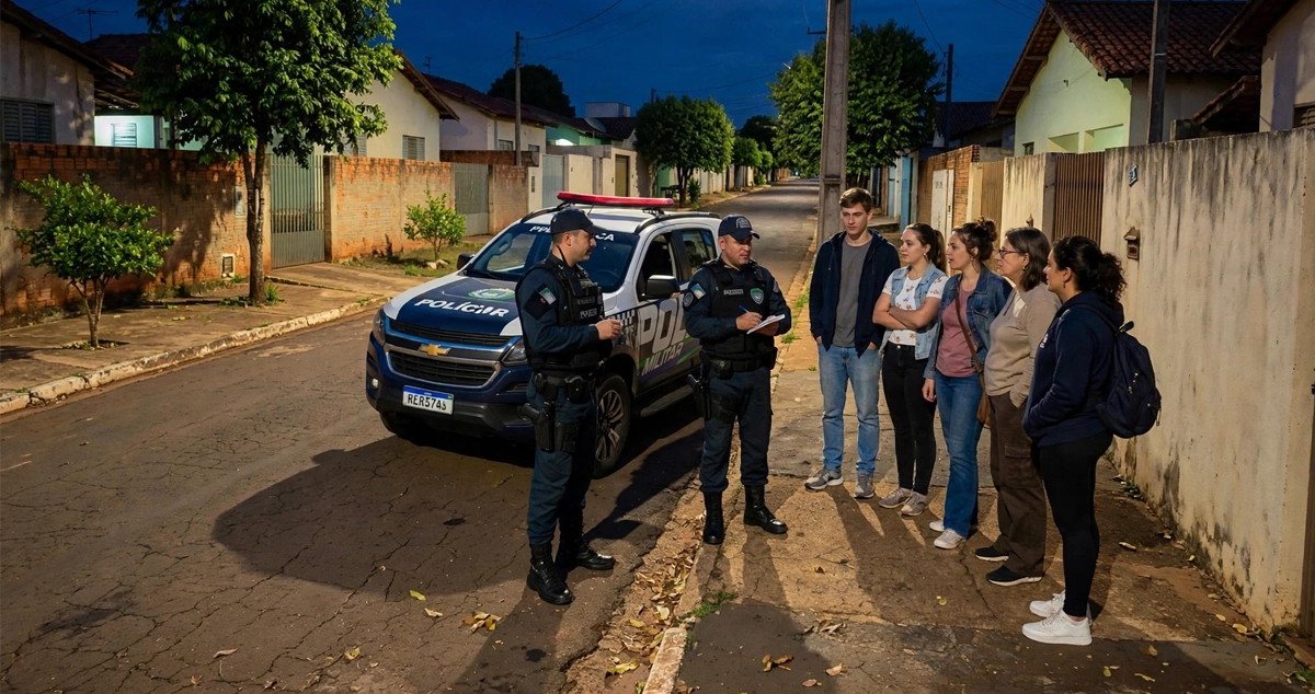 Briga após colisão entre carro e moto termina com faca apreendida em Paranaíba