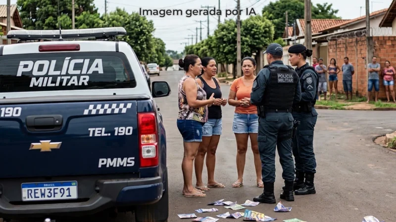 Cabos eleitorais relatam ameaça com faca durante campanha em Paranaíba