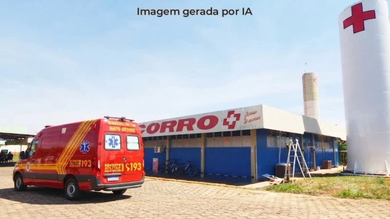 Acidente entre HB20 e moto deixa jovem ferido em Paranaíba