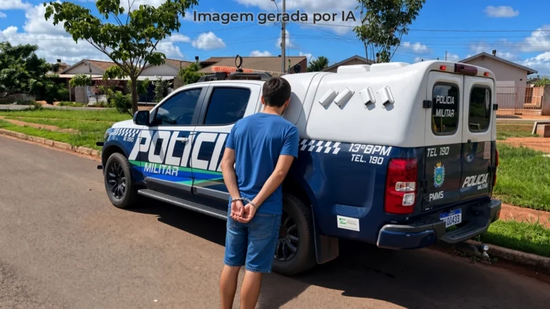 Homem é preso após oferecer maconha a adolescente em Paranaíba