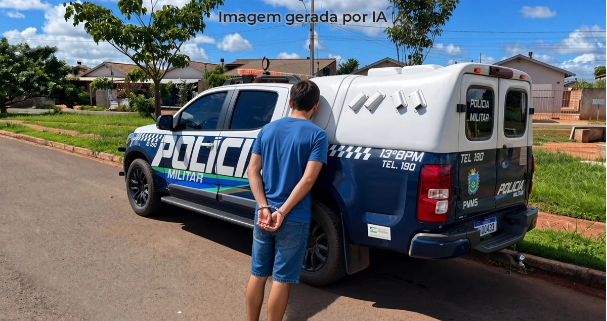 Homem é preso após oferecer maconha a adolescente em Paranaíba
