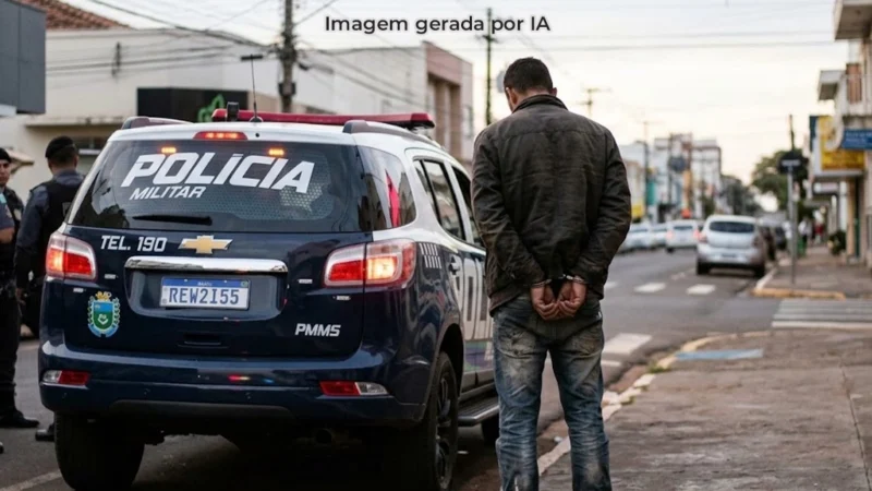 Homem é preso com revólver calibre 22 em alojamento de Paranaíba