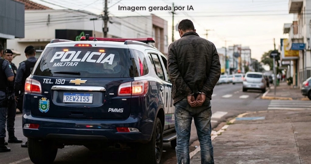 Homem é preso com revólver calibre 22 em alojamento de Paranaíba