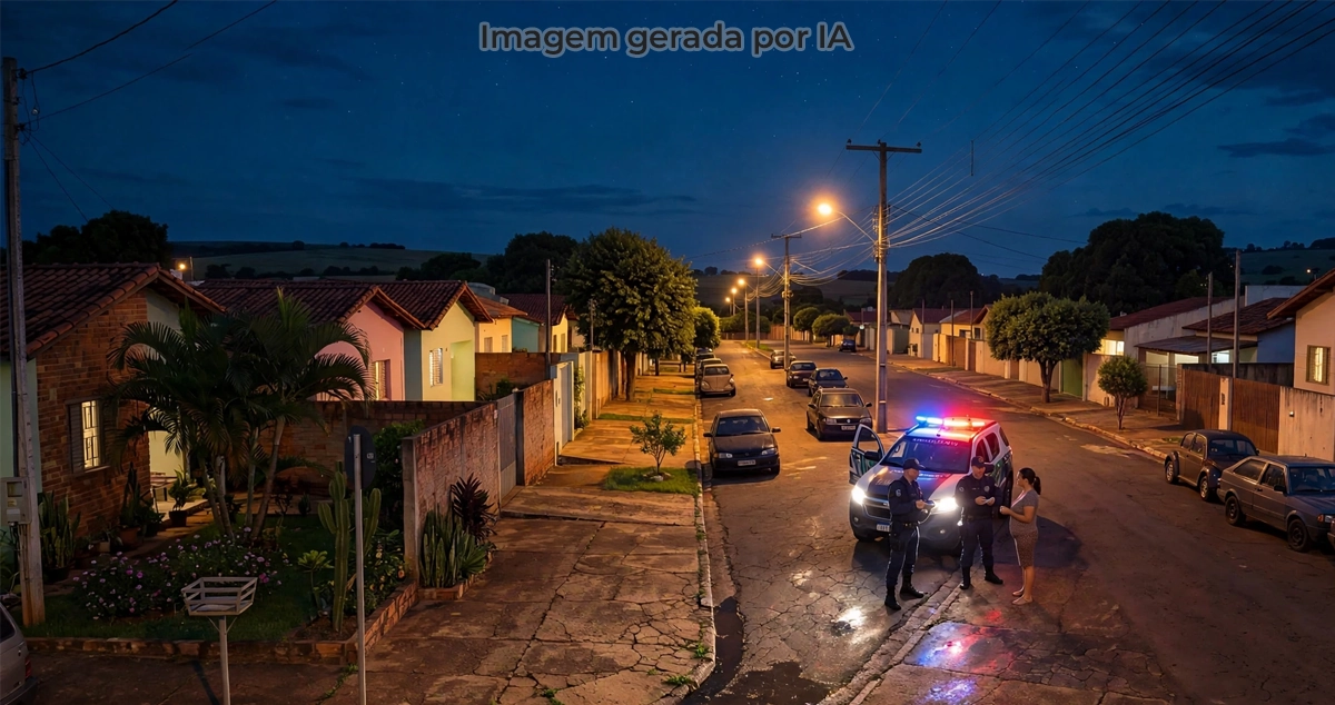 Moradores acionam PM após disparos de arma de fogo em bairro de Paranaíba