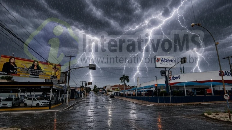 Paranaíba entra em alerta de tempestade; Veja a previsão do tempo