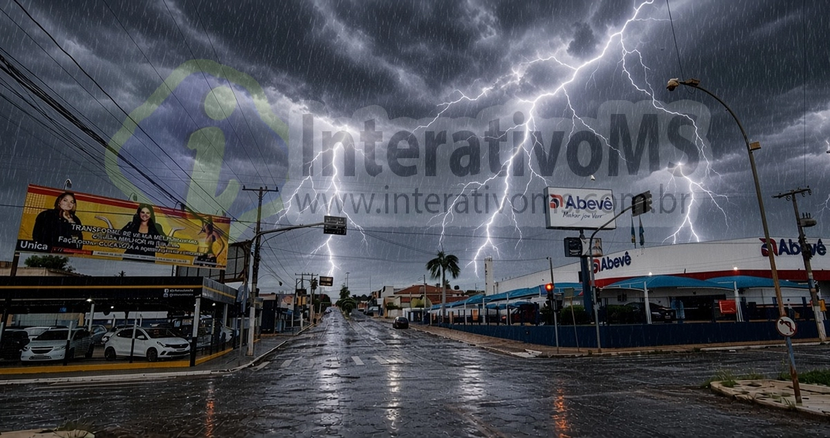 Paranaíba entra em alerta de tempestade; Veja a previsão do tempo