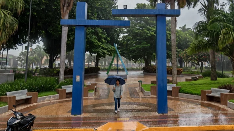 Previsão indica chuva e temperatura amena nesta quarta-feira em Paranaíba