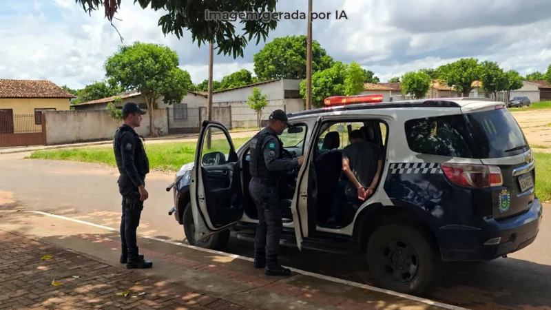 Suspeito é preso por tráfico de drogas no Jardim das Paineiras, em Paranaíba