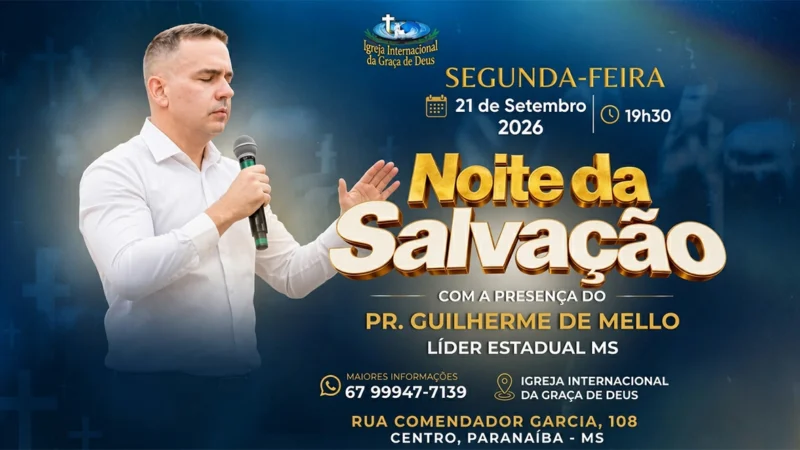 Noite da Salvação recebe a todas as crenças em encontro de fé e esperança em Paranaíba