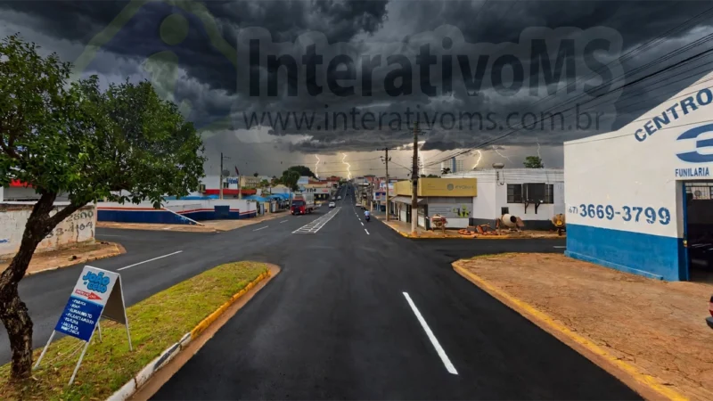 INMET coloca Paranaíba em alerta para tempestades nesta sexta-feira