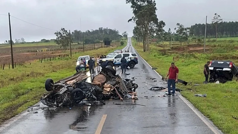 Casal morre e bebê fica gravemente ferido em acidente em MS